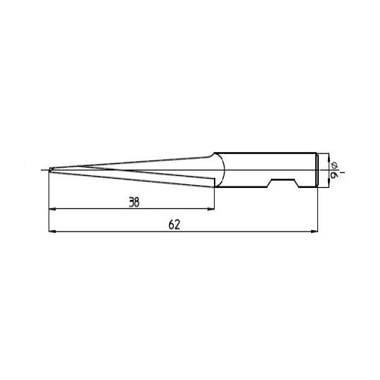 Lama 47444 - Spessore del taglio fino a 38 mm