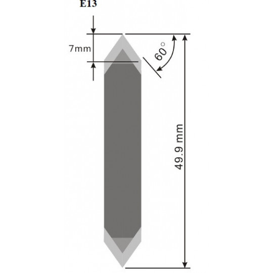 Lama E13 - Spessore del taglio fino a 7 mm