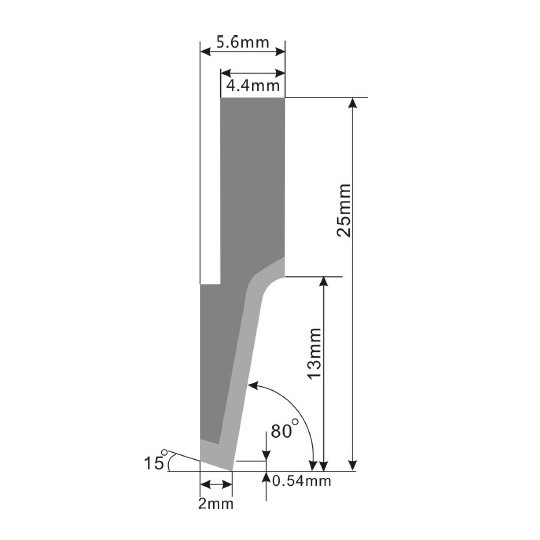 Lame E41 - épaisseur de coupe jusq'à 11 mm