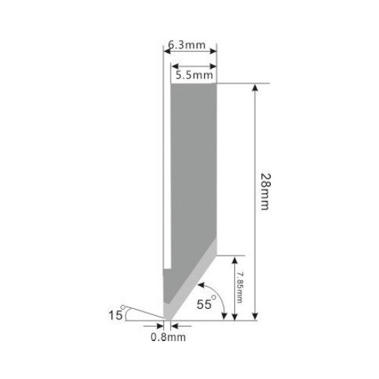 Lama E42 - Spessore del taglio fino a 7.5 mm