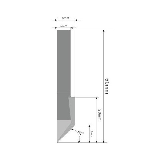 Blade E46 - Max. cutting depth 20 mm