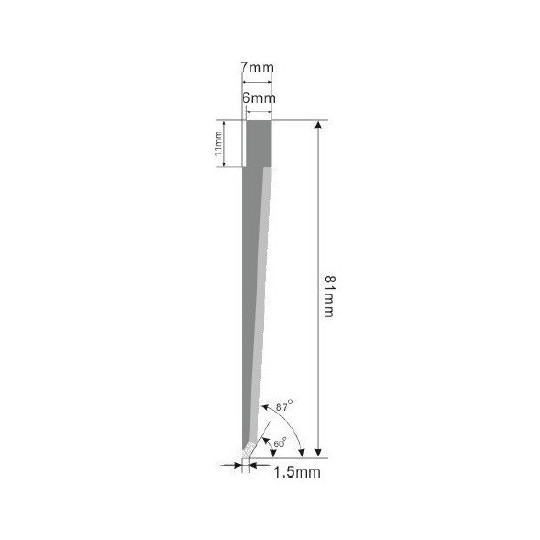 Lama E64-8 - Spessore del taglio fino a 70 mm