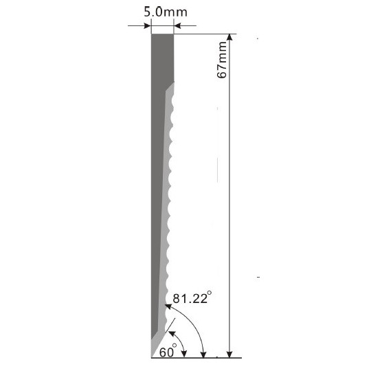 Lama E66 - Spessore del taglio fino a 53 mm