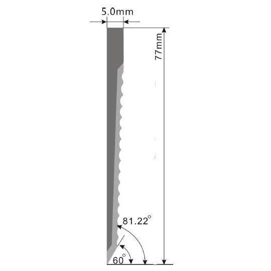Lama E66-2 - Spessore del taglio fino a 63 mm