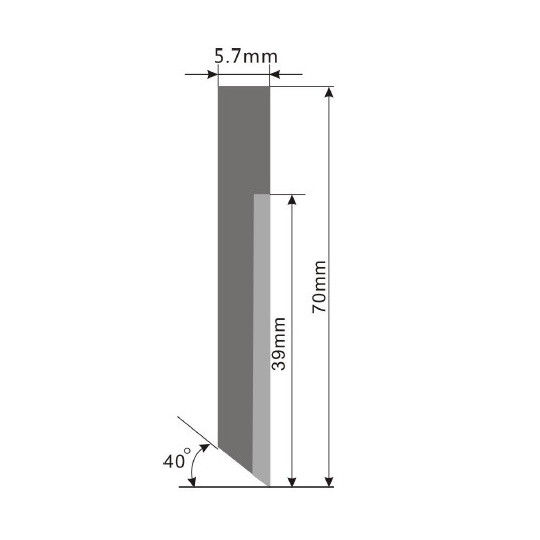 Lama E71-2 - Spessore del taglio fino a 20 mm