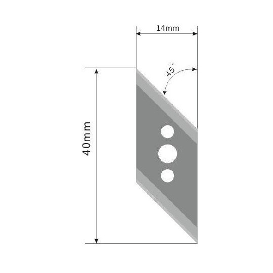 Lama E77 - Spessore del taglio fino a 9 mm