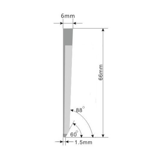 Lama E64-2 - Spessore del taglio fino a 52 mm
