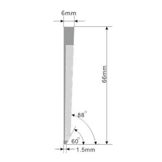 Lama E64-5 - Spessore del taglio fino a 62 mm