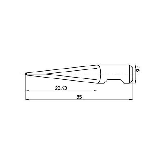 Lama MMC-02809 compatibile con SMRE - 45889 - Spessore del taglio fino a 24 mm