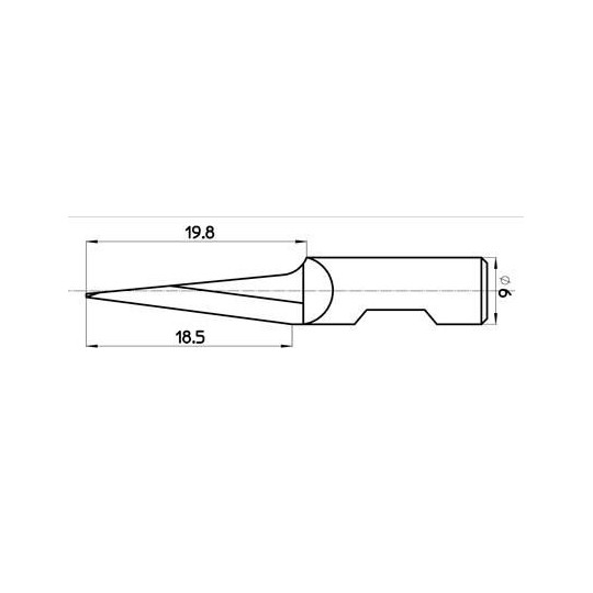 Lama MMC-03320 compatibile con SMRE - 46657 - Spessore del taglio fino a 19 mm