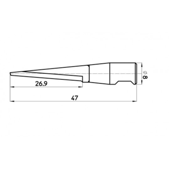 Blade 43902 - Max. cutting depth 27 mm