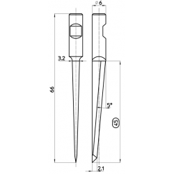 Blade Code 48683 - cutting up to 66mm