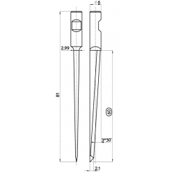 Blade Code 48684 - cutting up to 60mm