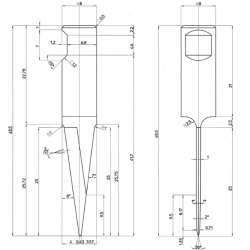 Cutting blade Code 48170