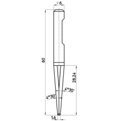 Cuchilla de corte Cod. 46189