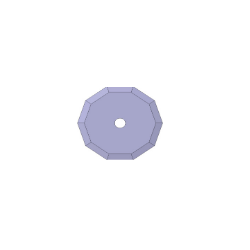 Lame rotative Atom 01046359 - Ø 39.5mm