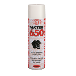 Takter 650 - 500ml - Adesivo temporaneo spray per ricamo e confezione